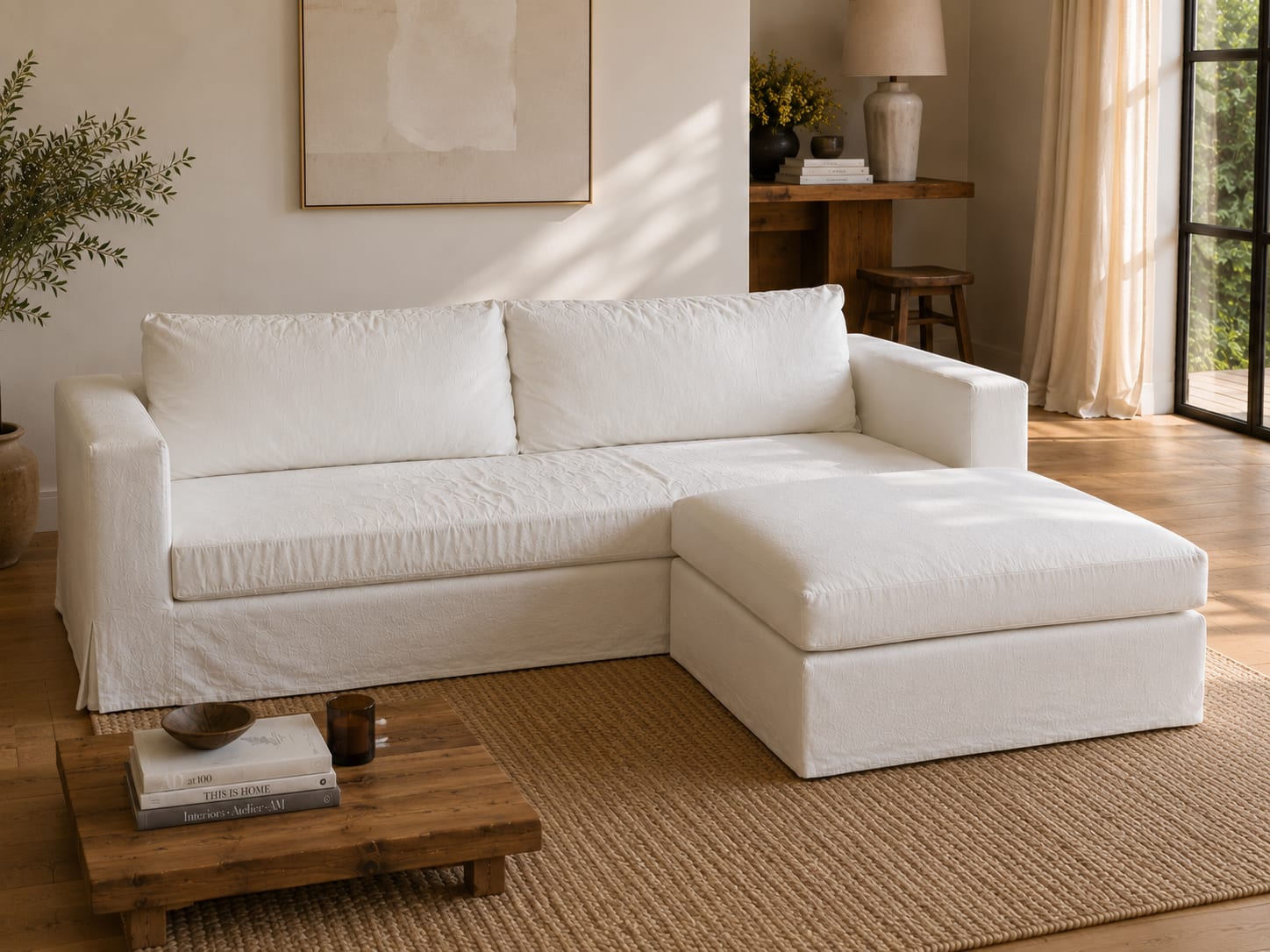 Puff Tusor - Con sillón