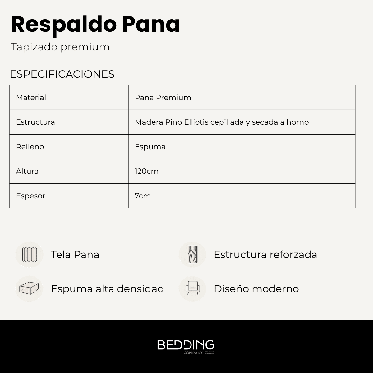 Respaldo Pana Premium