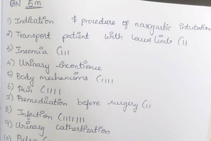 Handwriting Sample