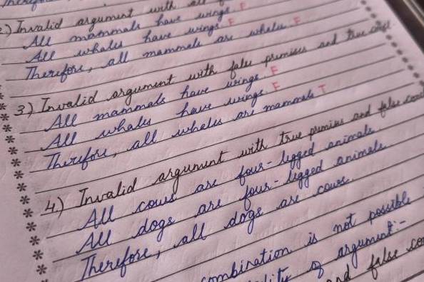 Handwriting Sample