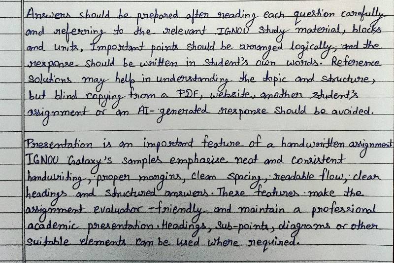 Handwriting Sample