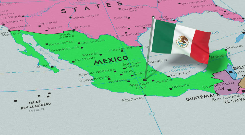 mexico-mexico-city-national-flag-pinned-political-map-3d-illustration