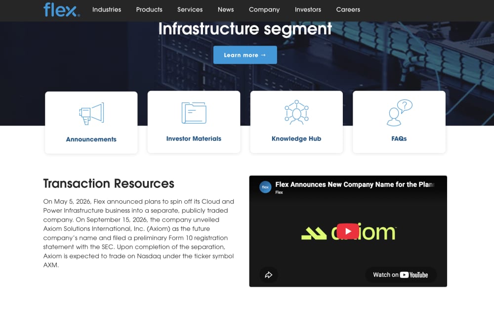 Axiom Solutions:
