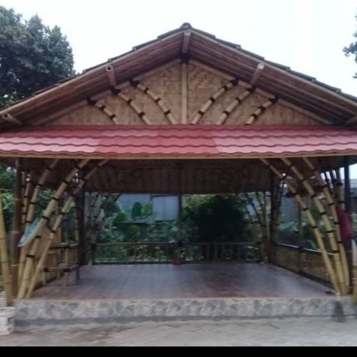 Desain Saung Shelter
