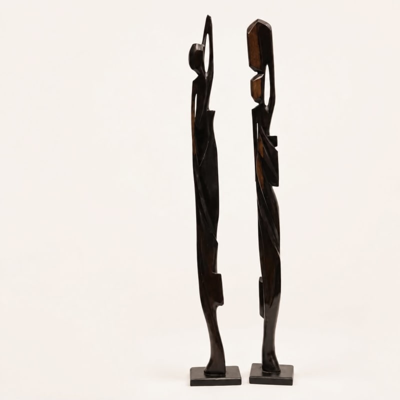 Stylized African Women Figures