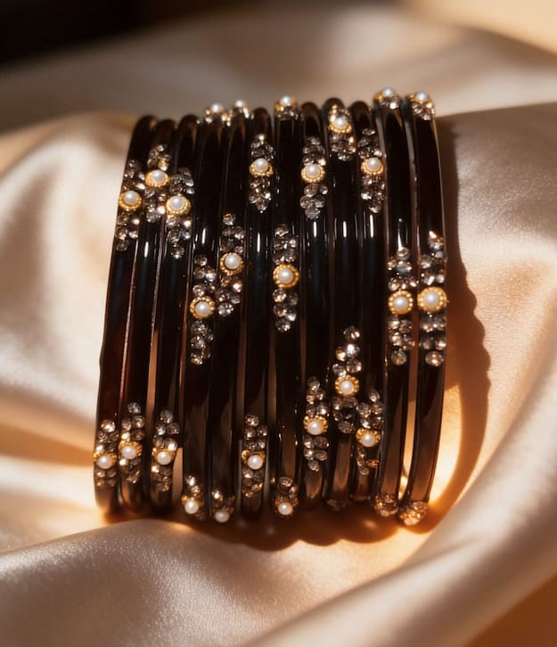 Kacher Churi — Traditional Glass Bangles Set