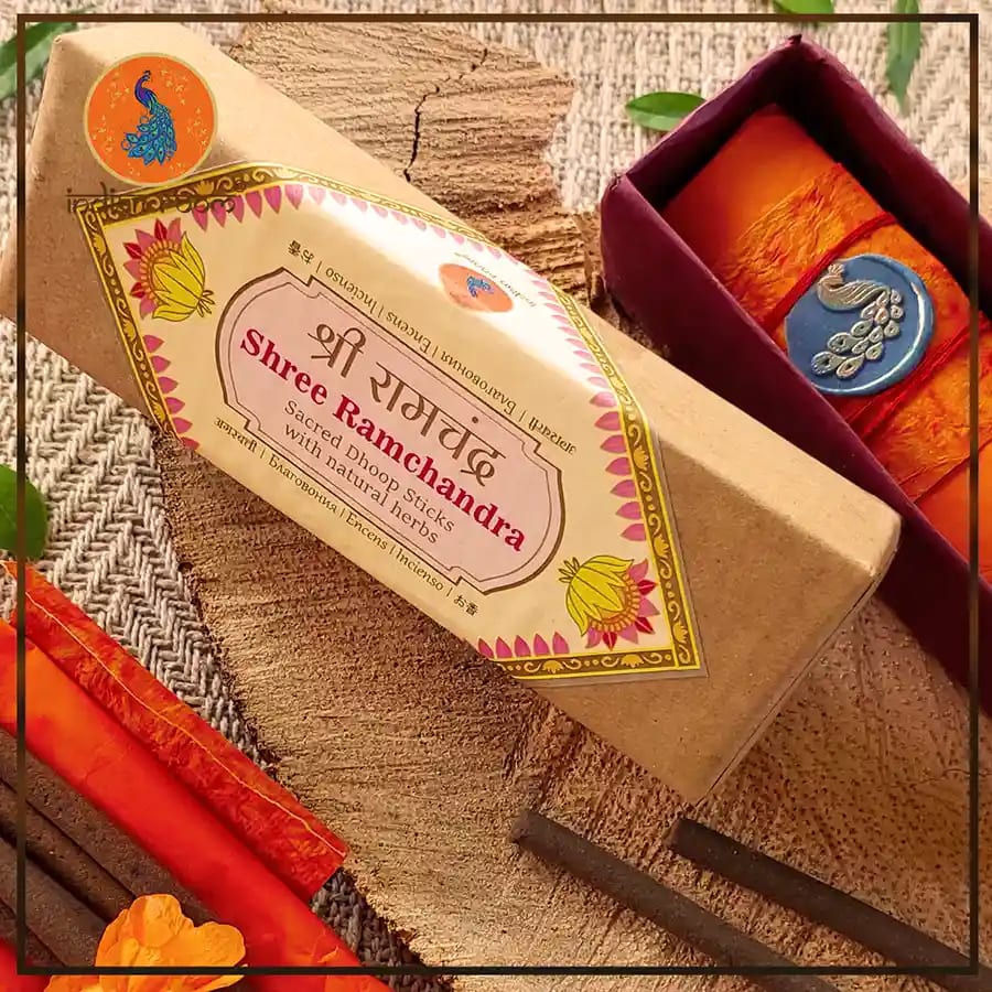 Shree Ramchandra dhoop is made using years-old sandalwood oil, sandalwood bark, and powder. Do not miss this chance to savour the most wonderful sandalwood dhoop stick ever made. Only pure incense can offer such gifts to the world due to its unique connections and traditional hand-made work. Breathe in the warm, powdery, woodsy aroma to begin your day with certainty.