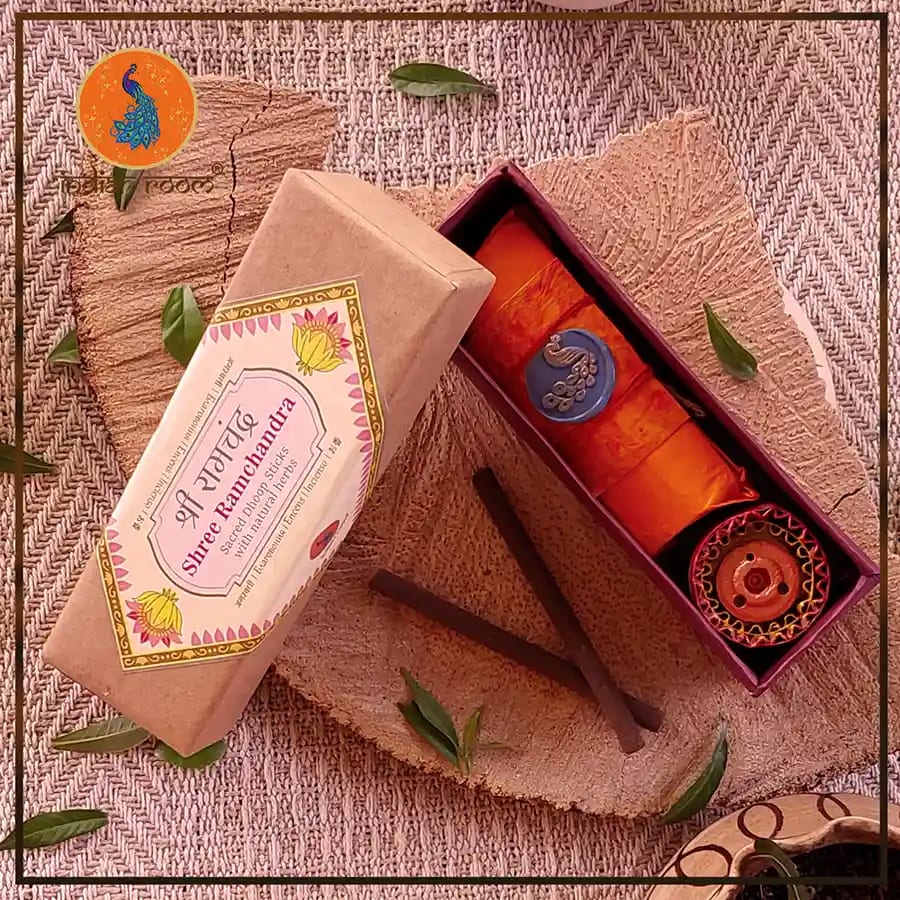 Shree Ramchandra dhoop is made using years-old sandalwood oil, sandalwood bark, and powder. Do not miss this chance to savour the most wonderful sandalwood dhoop stick ever made. Only pure incense can offer such gifts to the world due to its unique connections and traditional hand-made work. Breathe in the warm, powdery, woodsy aroma to begin your day with certainty.