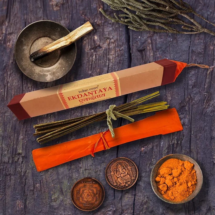 "Ekdantaya" Hand-Rolled Natural Incense Sticks