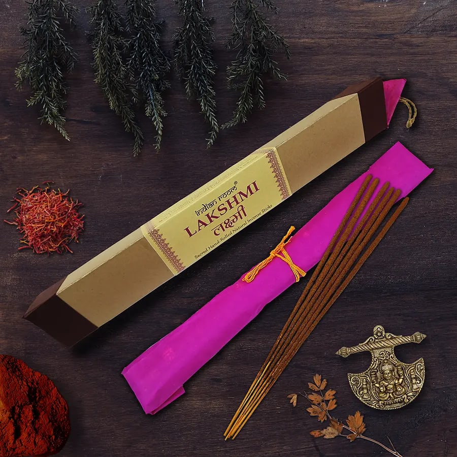 "Laxmi" Hand-Rolled Natural Incense Sticks