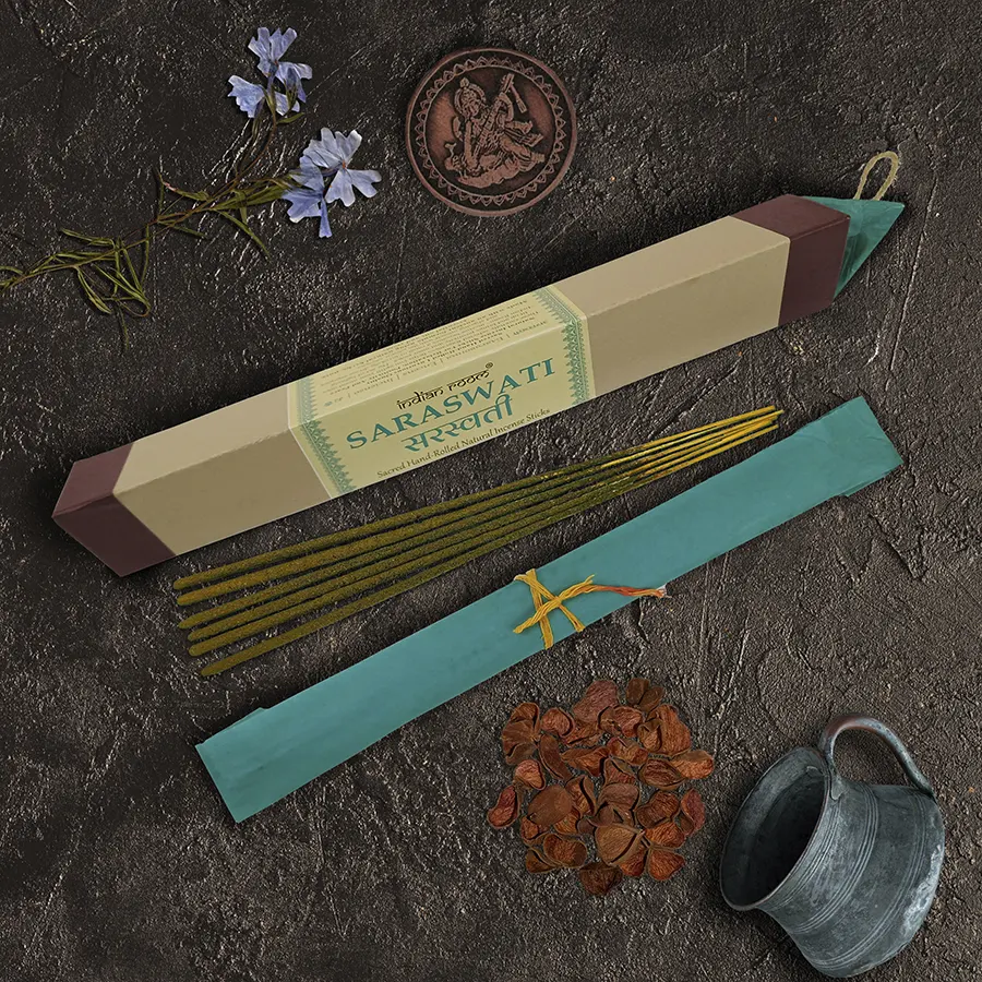 Lavender Fragrance "Saraswati" Hand-Rolled Natural Incense