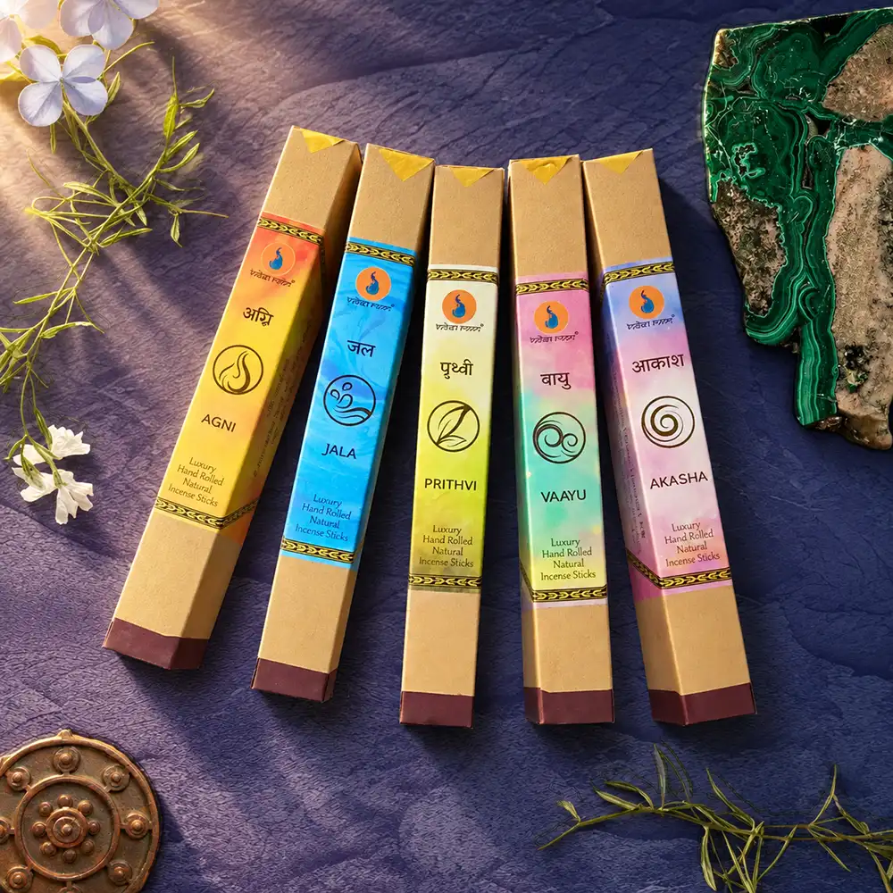 Panch Mahabhuta series | Natural Hand-Rolled Incense Sticks