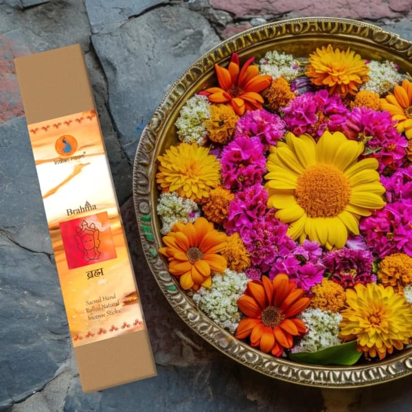 "BRAHMA" Hand-Rolled Natural Incense Sticks