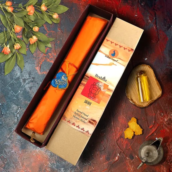 "BRAHMA" Hand-Rolled Natural Incense Sticks