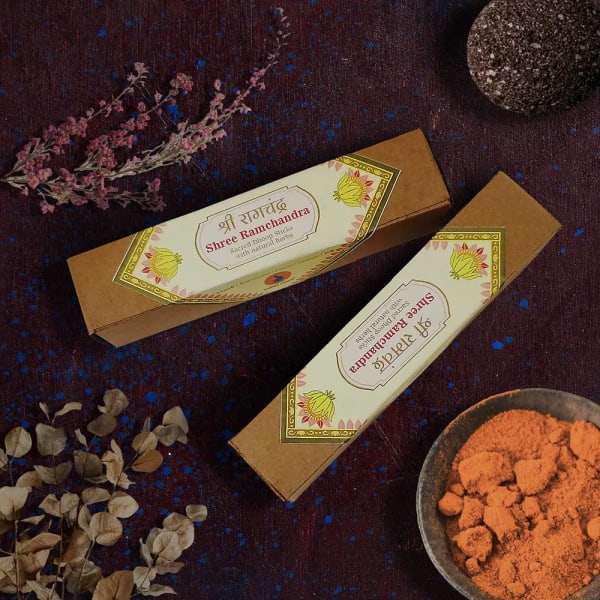 Chandan Dhoop sticks "Shree Ramchandra" with natural herbs.