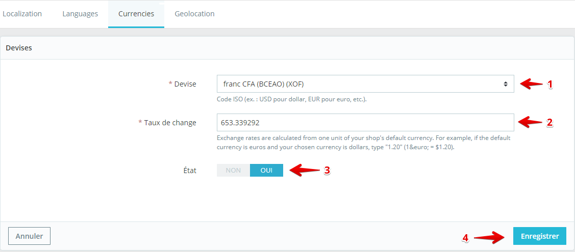 Image montrant le taux de conversion