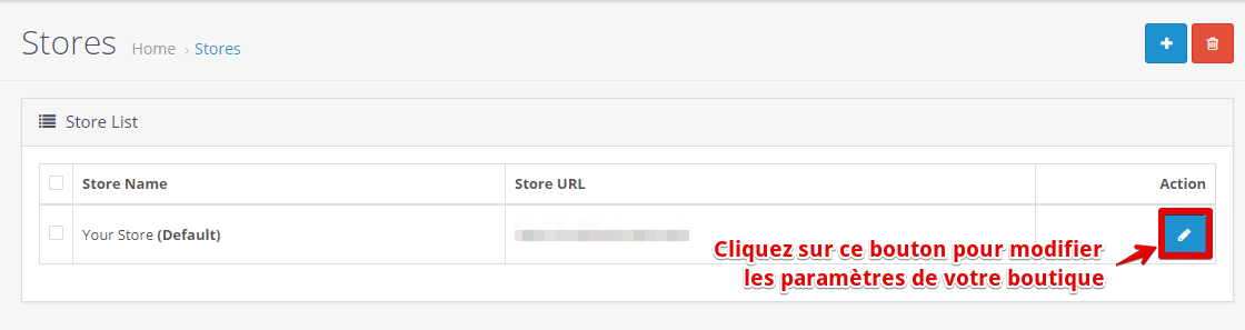 Image montrant le bouton d'édition