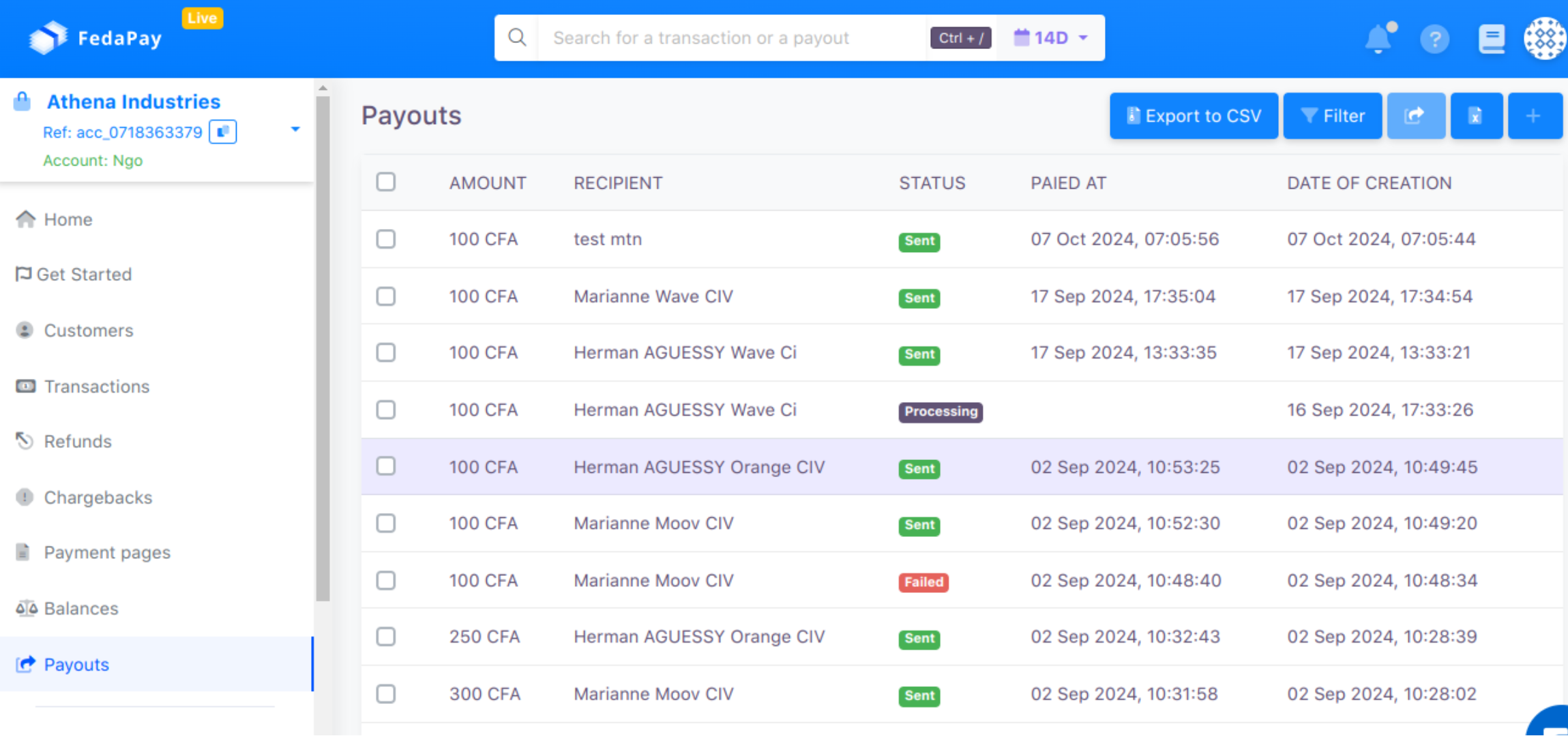Payouts Section Image