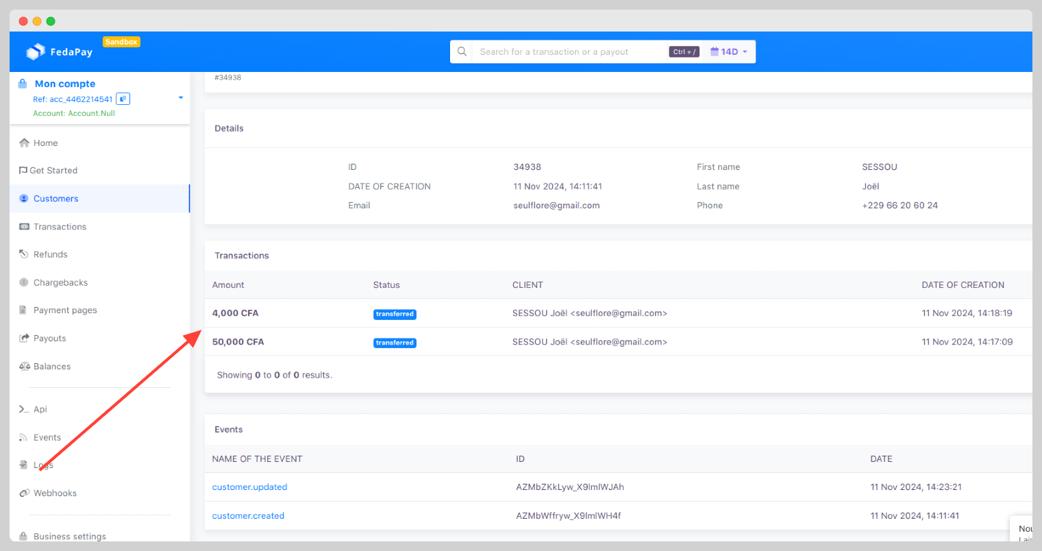 Client Collect History