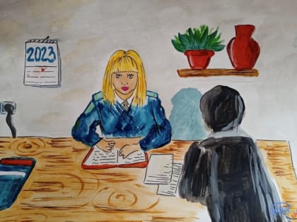 Трехлетний малыш победил в усольском конкурсе рисунков «Женщина - полицейский»