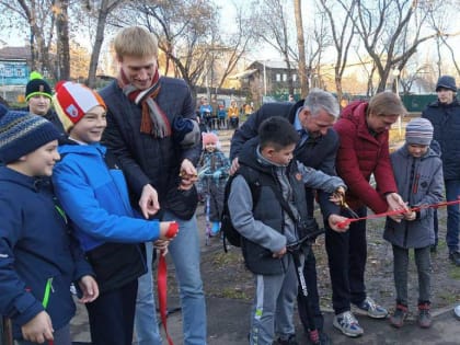 Скейт-площадку открыли в иркутском Парке инициативной молодежи