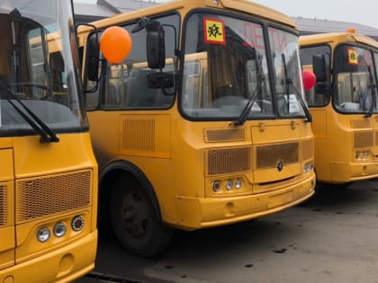 19 новых школьных автобусов появятся в Приангарье
