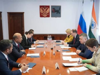 Игорь Кобзев и Винай Кумар обсудили вопросы сотрудничества Приангарья и Индии
