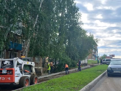 Благоустройство пешеходной дорожки в мкр. Угольщиков