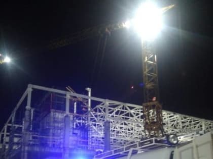 Томские спасатели эвакуировали работника из кабины башенного крана