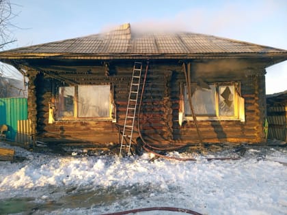 Крупный пожар в Конторке: жилой дом горел на площади 95 «квадратов»