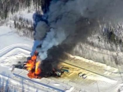 В СКР заинтересовались пожаром на нефтяном месторождении в Томской области