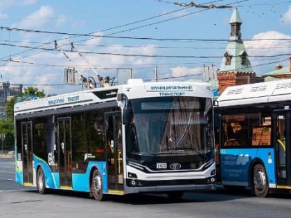 Власти Омска рассказали почему во время грозы остановились новые троллейбусы