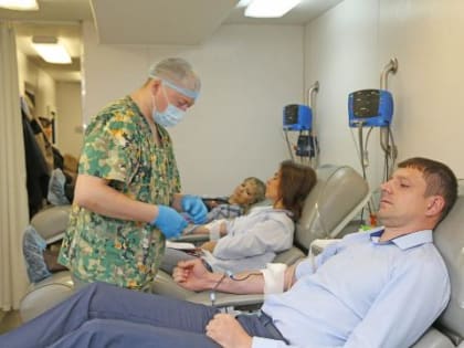 Работники ООО «Газпром добыча Иркутск» приняли участие в донорской акции