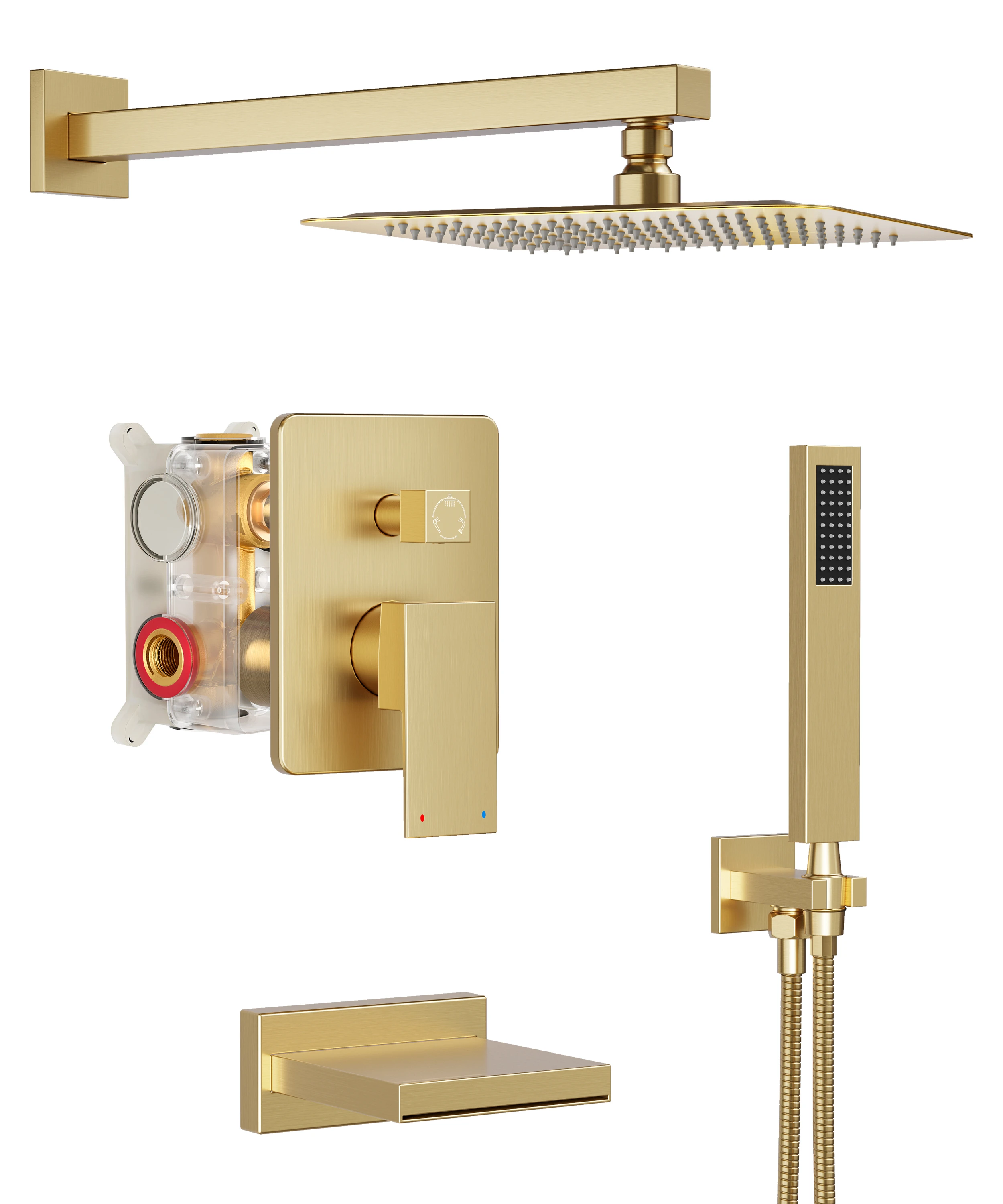 LT-PN301 Brushed Gold Finish Detail