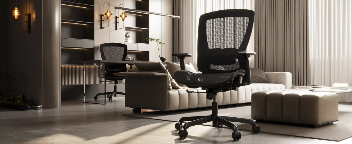Home office workspace