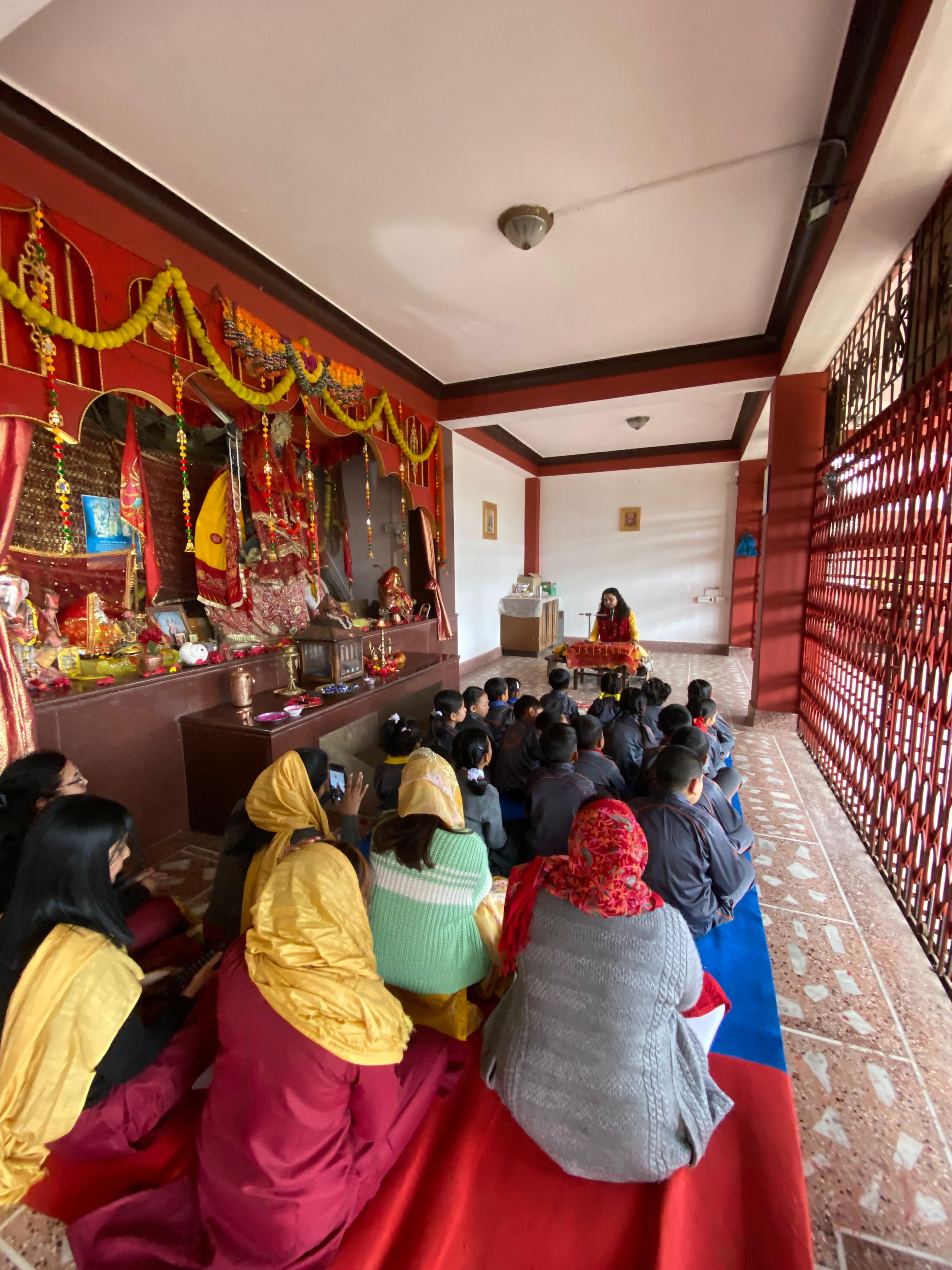 It is our great pleasure to be blessed by the presence of Shri Sant Rajiv Lochan Jee Maharaj at Singhavahini Mandir at Budhabarey Bermiok, West Sikkim. - Image 2