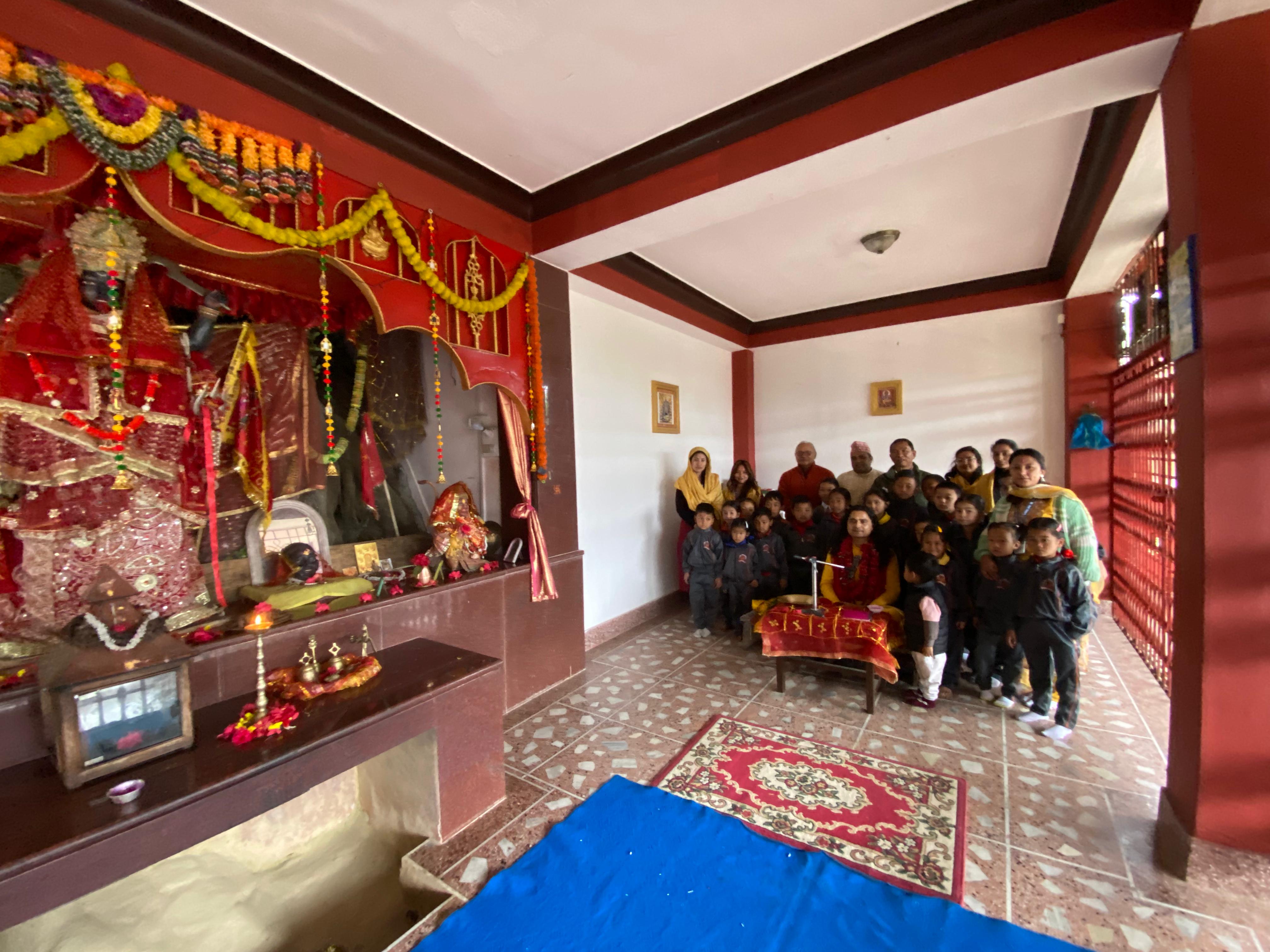 It is our great pleasure to be blessed by the presence of Shri Sant Rajiv Lochan Jee Maharaj at Singhavahini Mandir at Budhabarey Bermiok, West Sikkim. - Image 3