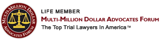 Lifetime Member of the Multi-Million Dollar Advocates Forum