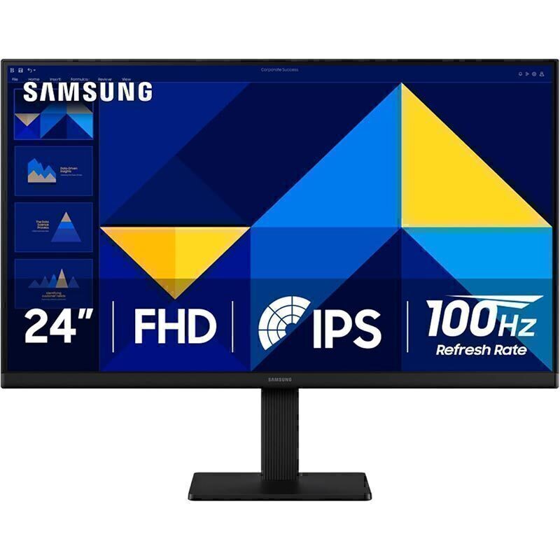 Samsung 24" Essential Monitor S3 S30GD Full HD Monitor (LS24D300GAMXUE)