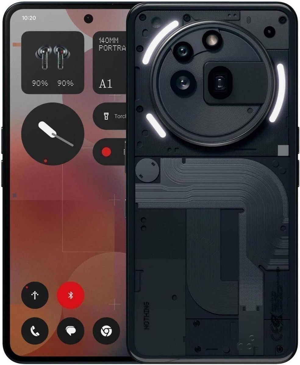 Nothing Phone 3A Pro :6.77" 12GB RAM- 256GB ROM-Dual SIM- Black 