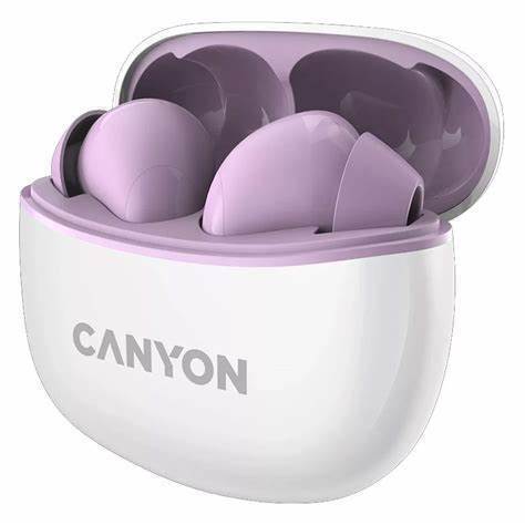 Canyon Stereo Earbuds TWS-5 - Purple