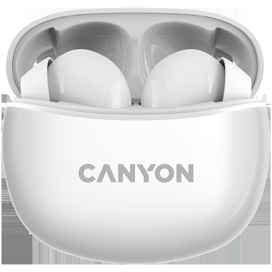 Canyon Stereo Earbuds TWS-5 - White