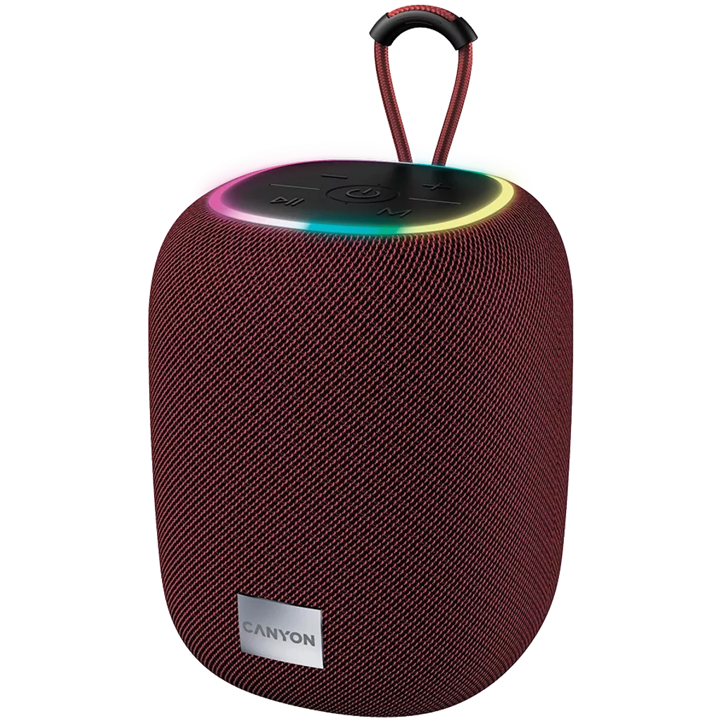 Canyon wireless bluetooth speaker bsp 8 red