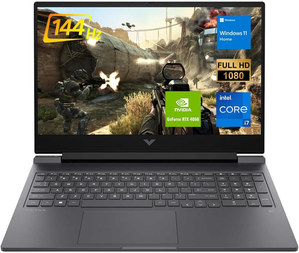 HP Victus Gaming Laptop: 16" Intel Core i7 32GB RAM - 1TB SSD Storage - RTX 4060