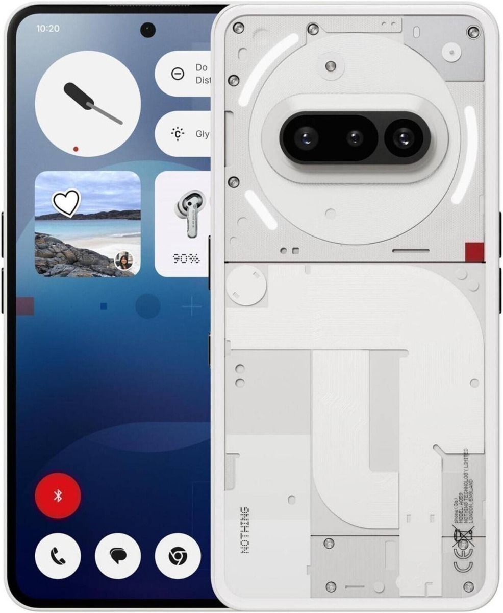 Nothing Phone 3A : 6.77"- 8GB RAM- 128GB- ROM- Dual SIM- White