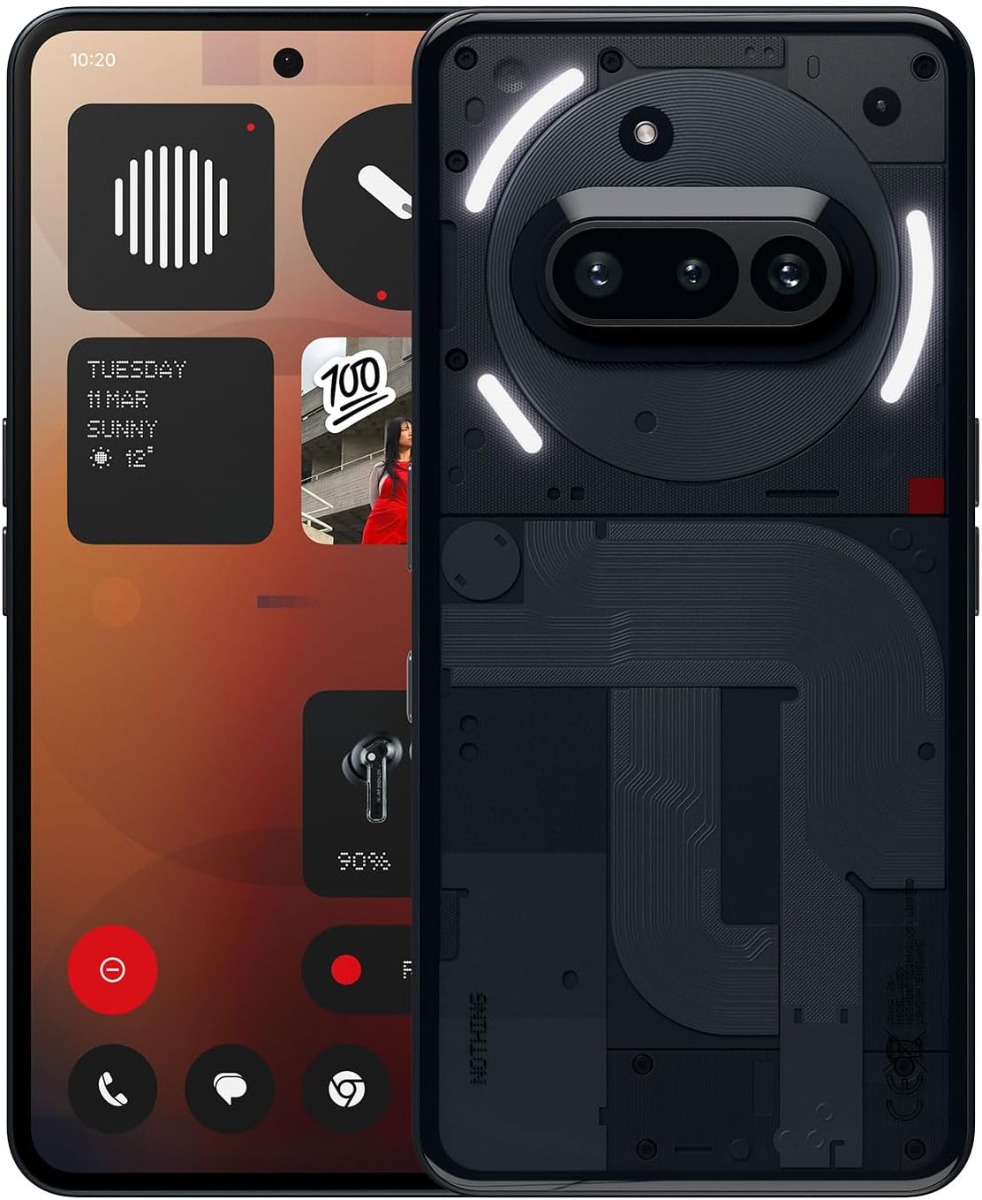 Nothing Phone 3A :6.77" - 8GB RAM - 128GB ROM - Black - Dual SIM