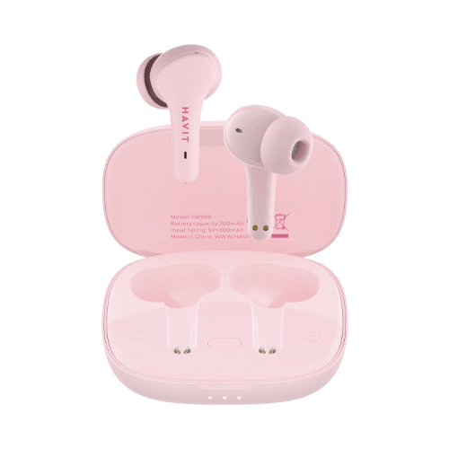 HAVIT TW959 True Wireless Stereo Earbuds - Pink