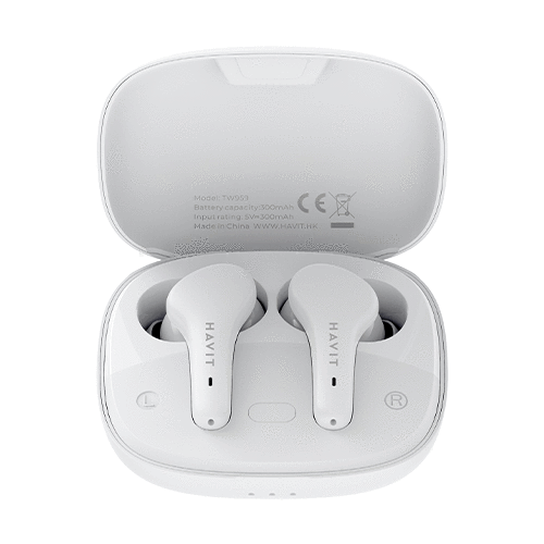 HAVIT TW959 True Wireless Stereo Earbuds - White