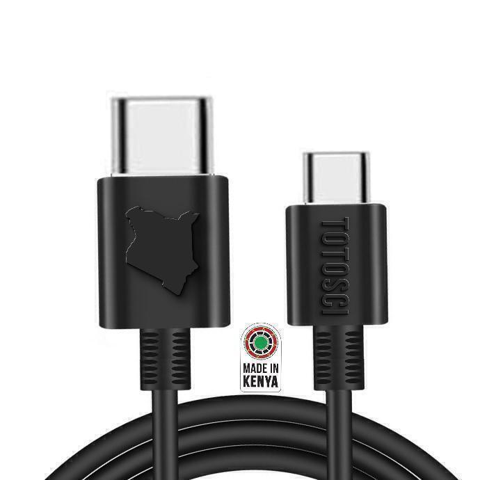 TOTOSCI C-C Cable Black: Made in Kenya