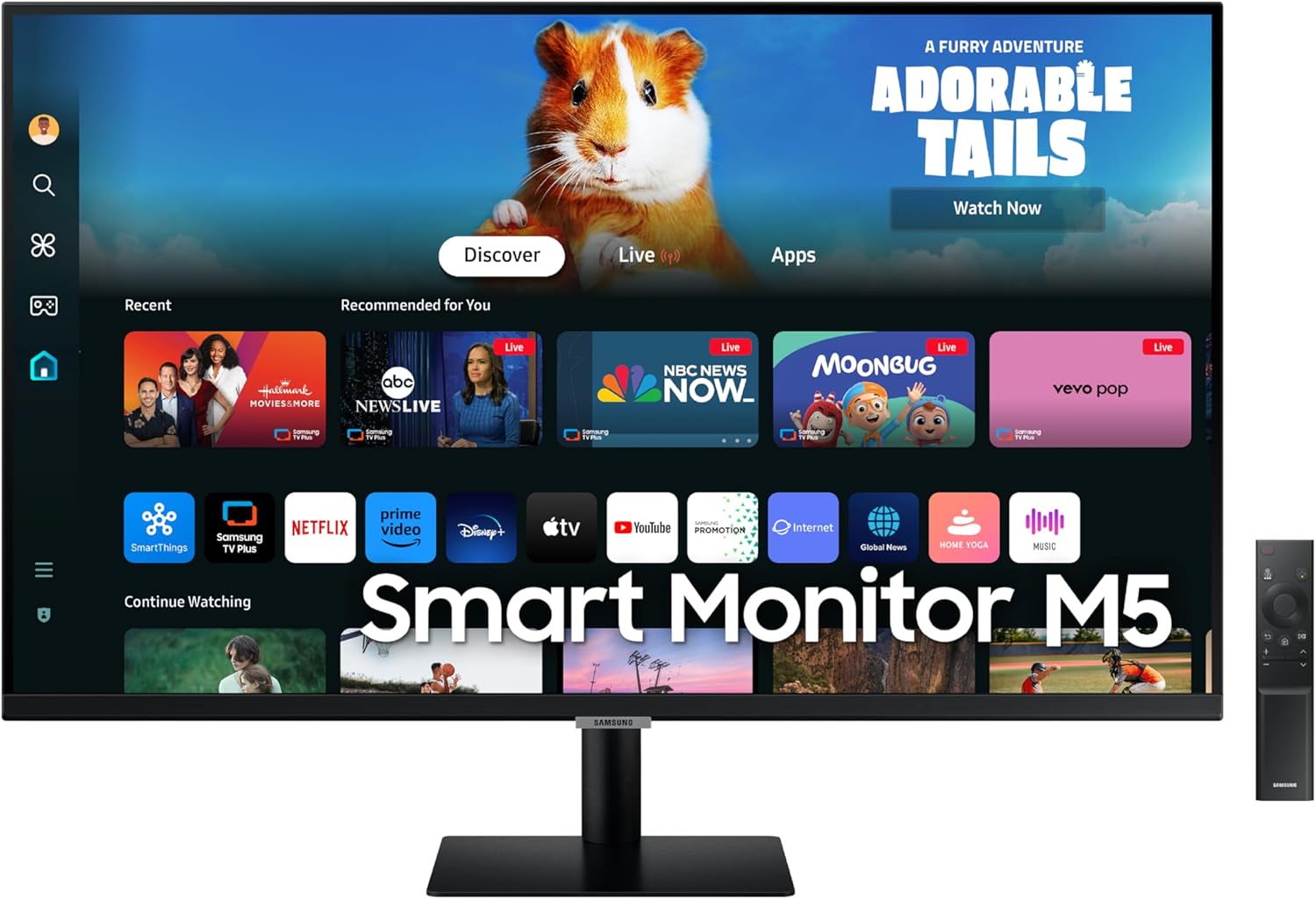 Samsung 27" M50D Smart Screen for Multi Device Experience (LS27DM500EMXUE)